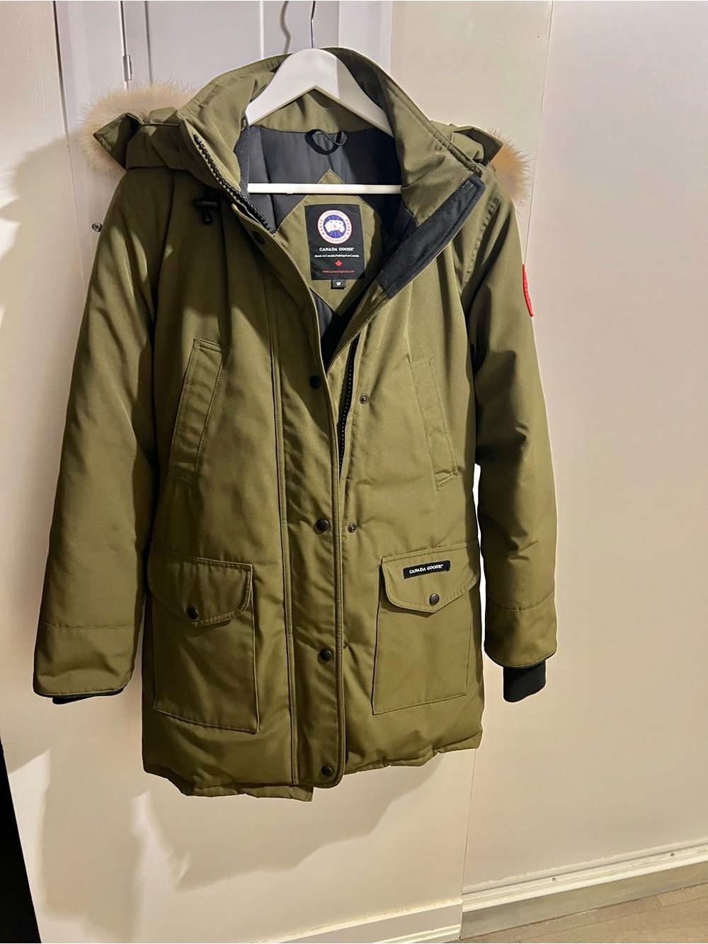 Authentic Canada Goose Trillium Parka heritage (new without tag) Size S, Olive